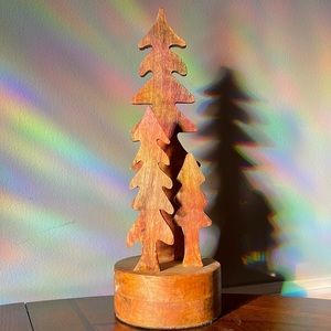Wooden figure of 3 trees
